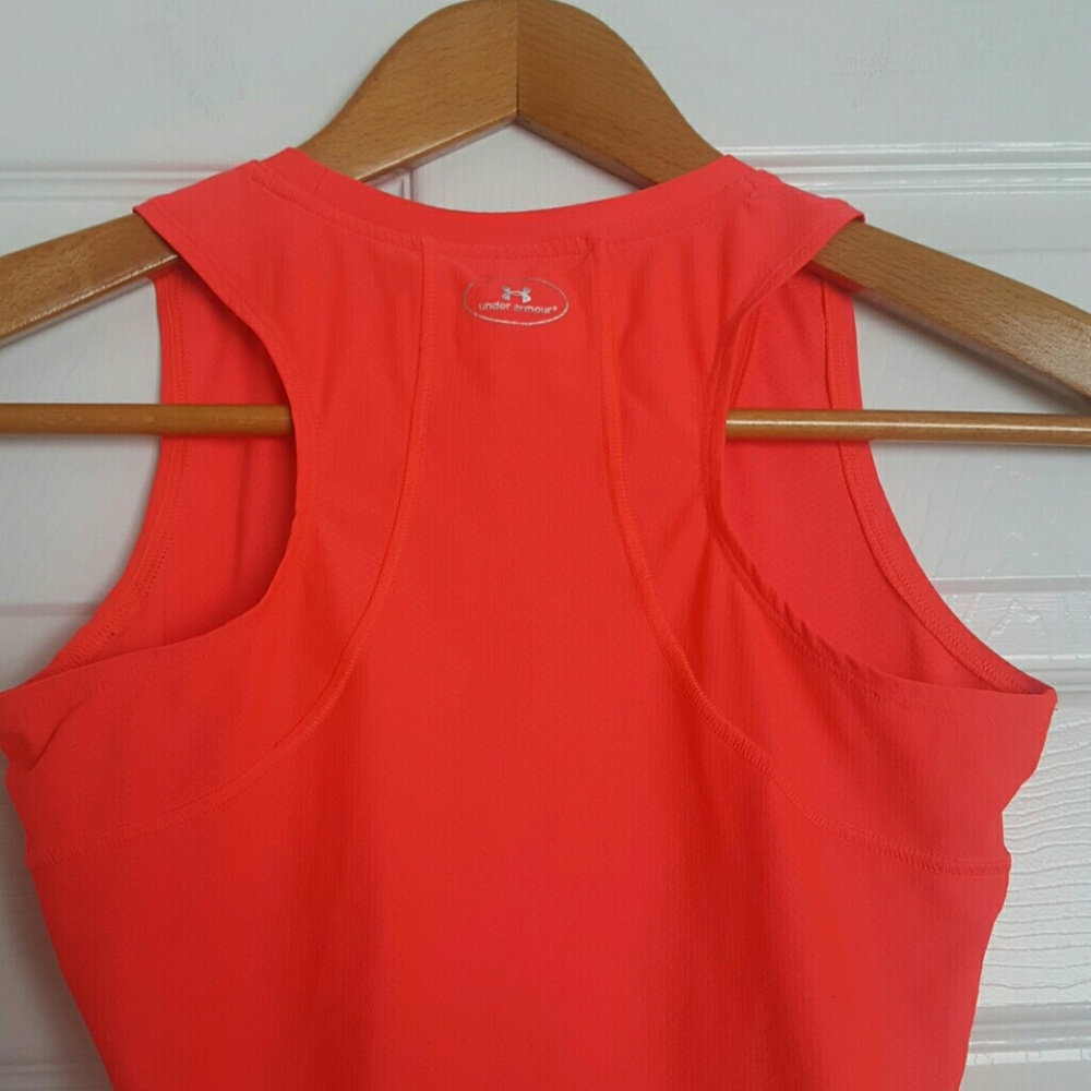 Under Armour pink coral athletic fitted tank Small - Picture 7 of 8